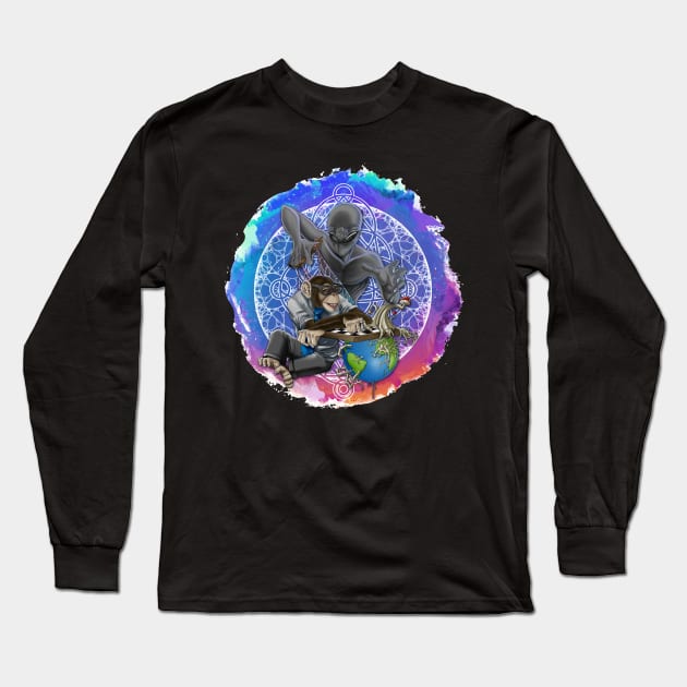 Underlying Nature of Reality Long Sleeve T-Shirt by TreemanMorse